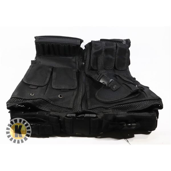 BLACK SECURITY/SPORT VEST