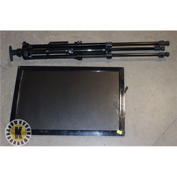 LIGHT UP WRITING BOARD WITH STAND