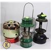 Image 1 : LOT OF TWO VINTAGE LANTERNS (NO GLASS)