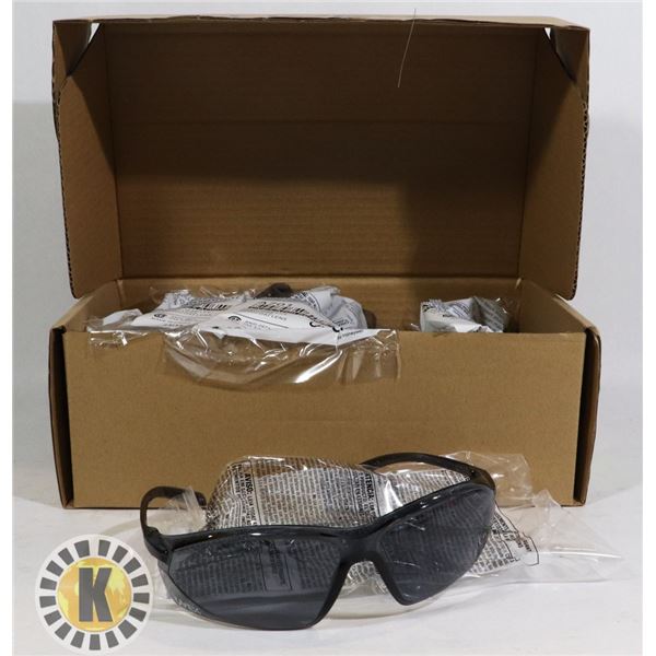 BOX WITH 10 PAIRS OF UVEX SAFETY EYEWEAR