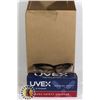 Image 1 : BOX WITH 10 PAIRS OF UVEX SAFETY EYEWEAR