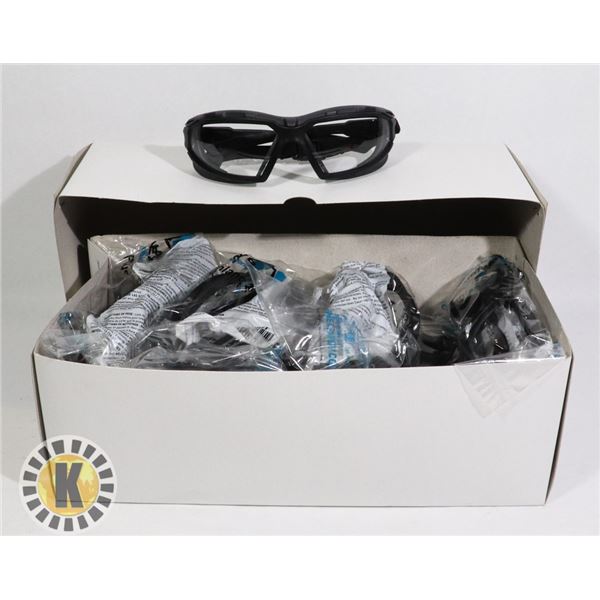 BOX WITH 12 PAIRS OF PYRAMEX SAFETY GLASSES