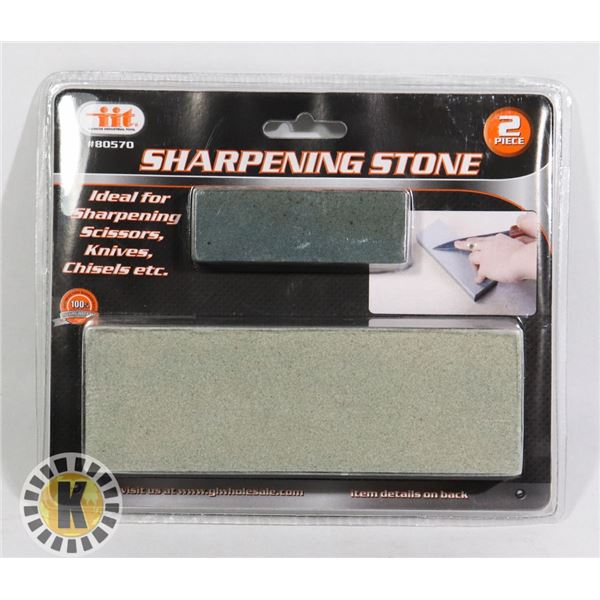 NEW 2PC SHARPENING STONE SET