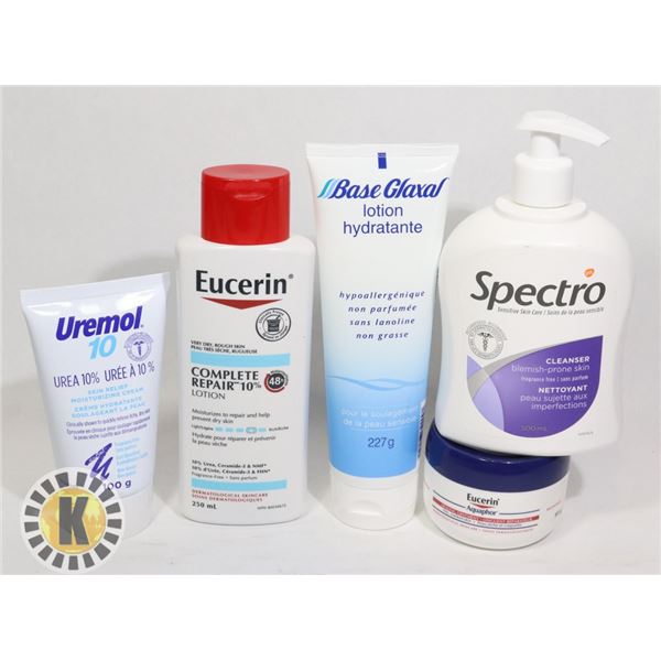 BAG OF ASSORTED SKIN-CARE PRODUCTS