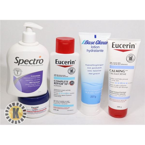 BAG OF ASSORTED SKIN-CARE PRODUCTS