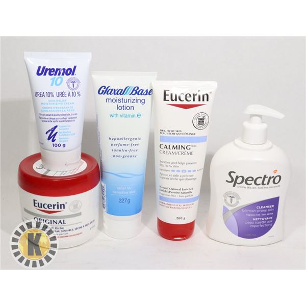 BAG OF ASSORTED SKIN-CARE PRODUCTS