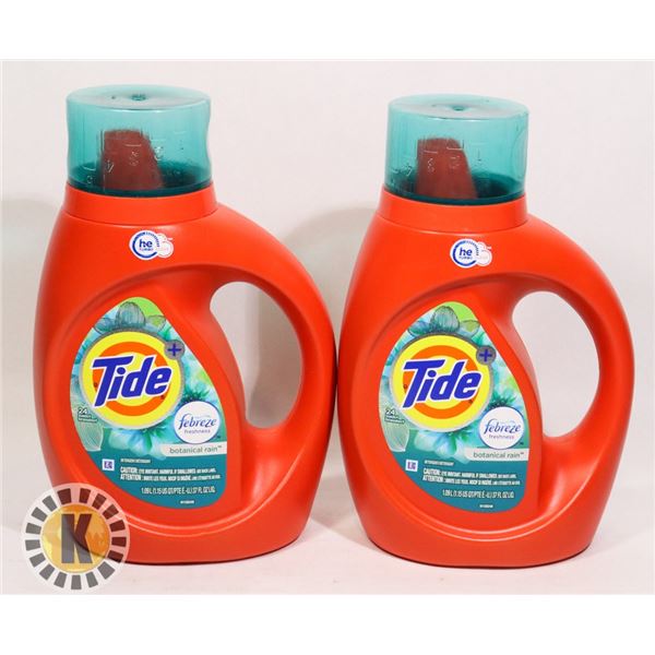 BAG OF 2 1.15 L TIDE LAUNDRY SOAP