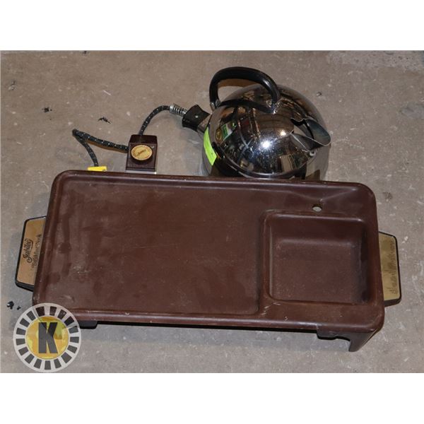 ESTATE ELECTRIC GRIDDLE AND KETTLE