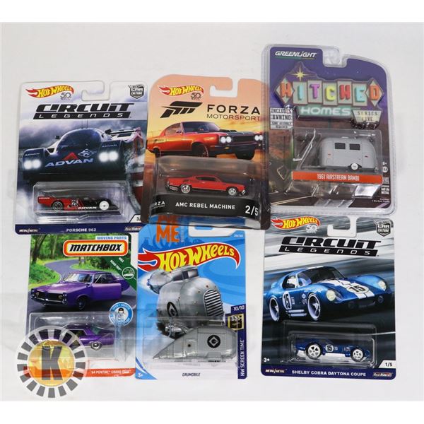 DIECAST COLLECTABLES ASSORTED BAG OF 6