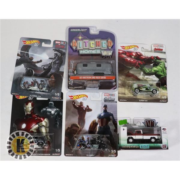 DIECAST COLLECTABLES ASSORTED BAG OF 6