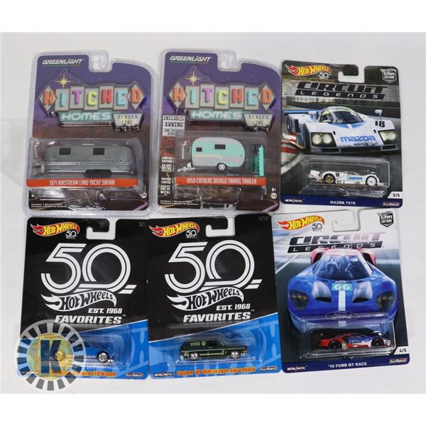 DIECAST COLLECTABLES ASSORTED BAG OF 6