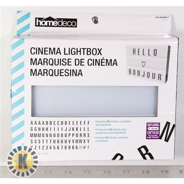 NEW CINEMA LIGHT BOX