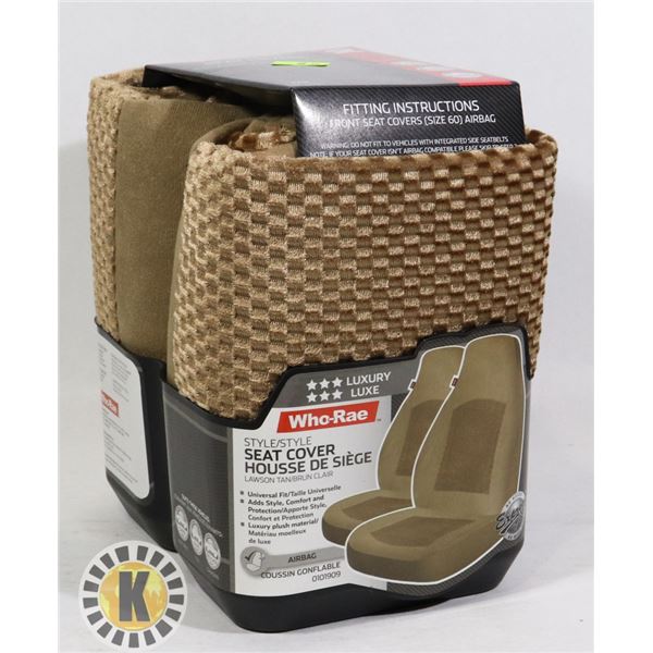 NEW TWO PACK UNIVERSAL SEAT COVERS