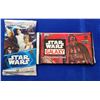 Image 1 : 7)  LOT OF 2 SEALED STAR WARS TRADING CARDS