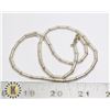 Image 1 : 925 SILVER 16" CYLINDER AND BEAD DESIGN
