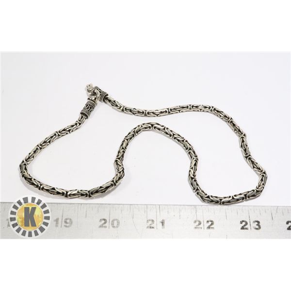 16" TURKISH SILVER CHAIN