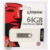 Image 1 : KINGSTON 64GB USB 2.0 FLASH DRIVE