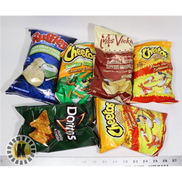 BAG OF ASSORTED CHIPS