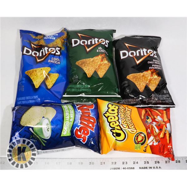 BAG OF ASSORTED CHIPS