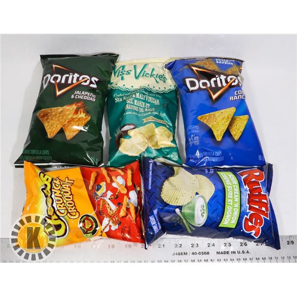 BAG OF ASSORTED CHIPS