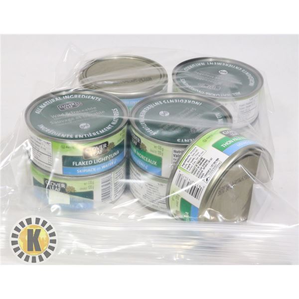 BAG OF CLOVER LEAF FLAKED LIGHT TUNA