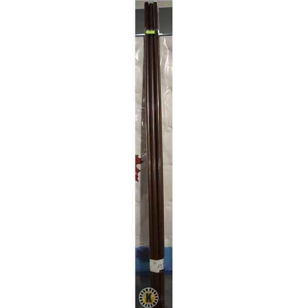 SIX NEW 8' LENGTH DOWELS (DRAPERY RODS)