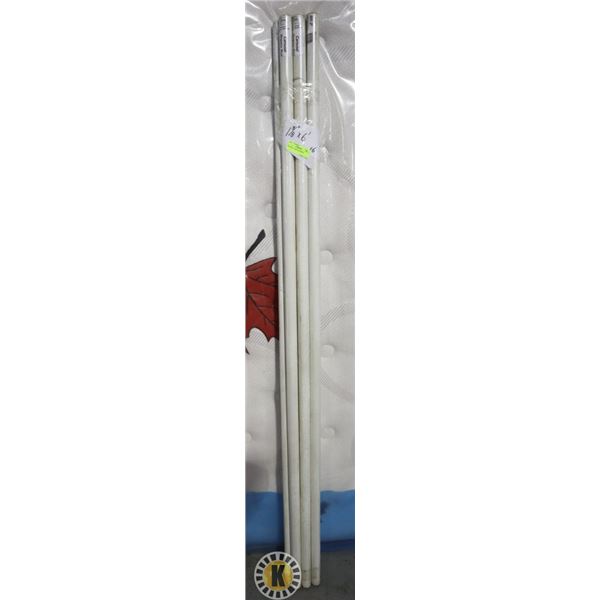SIX NEW 6' LENGTH DOWELS (DRAPERY RODS)