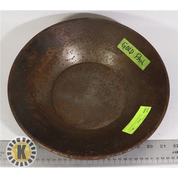 ANTIQUE PROSPECTIVE GOLD PAN