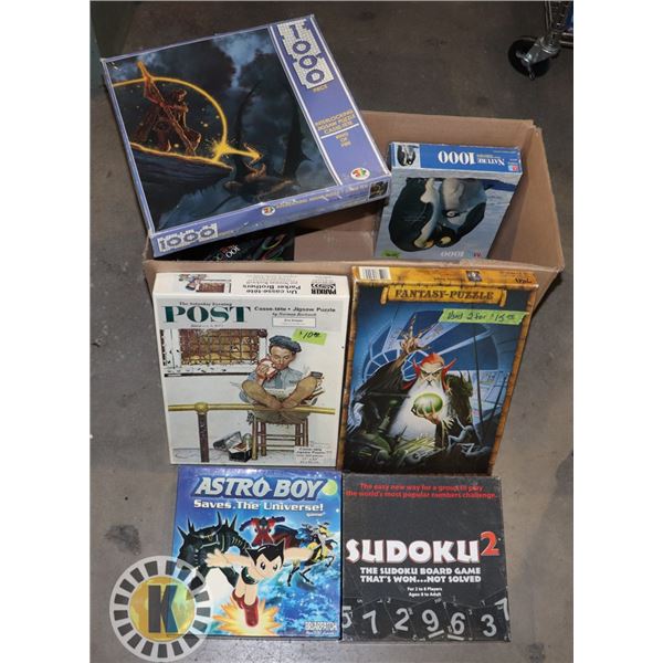 ESTATE BOX OF BOARD/NUMBERS GAMES