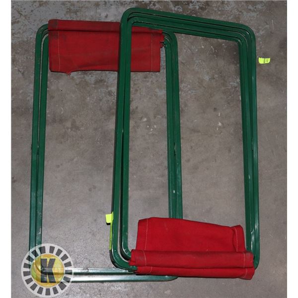 2 OUTDOOR STOOLS- CHRISTMAS THEME