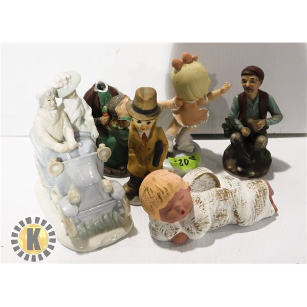 SMALL BOX OF ACTION FIGURES