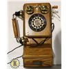 Image 1 : VINTAGE LOOK WOODEN TELEPHONE