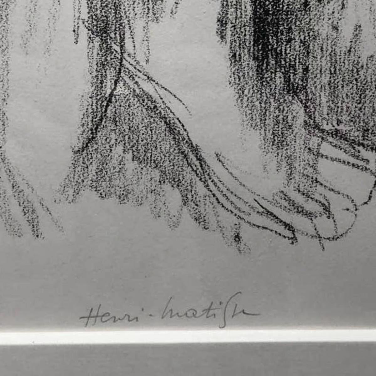 Nu Au Coussin Bleu by Henri