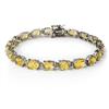 Image 1 : OVERSTOCK 16.40ctw CITRINE LADIES TENNIS BRACELET GOLD