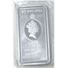 Image 2 : 8 Oz/250 Gram. St. Helena Silver Legal Tender Bar