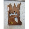 Image 1 : Carved Teak Root Eagle Themed Wall Art
