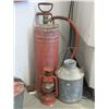 Image 1 : Vintage Fire Extinguisher, Lantern &  Pail