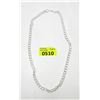 Image 1 : New 24" Silver-Tone Large Curb Link Chain