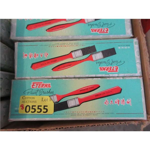 8 Dozen New 1/2" Utility Paint Brushes