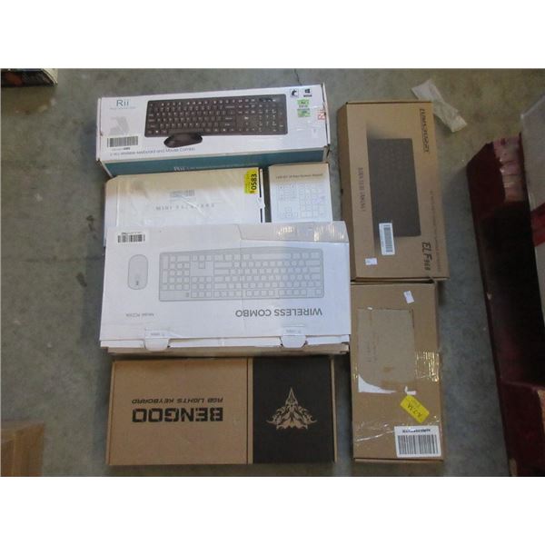 8 Assorted Keyboards & Keyboard/Mouse Sets