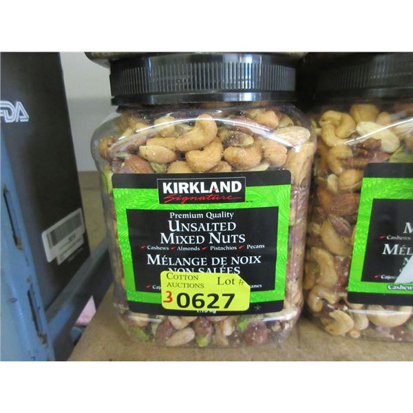 3 x 1.13 kg Containers of Unsalted Mixed Nuts