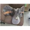 Image 1 : Leather English Saddle - No Stirrups