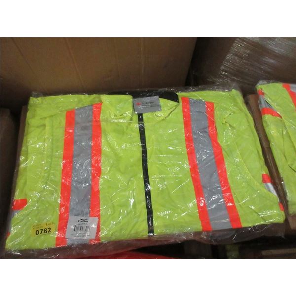 Case of 10 New 2XL CSA 2-in1 Traffic Jackets