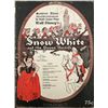 Image 1 : Disney 1938 Snow White Souvenir Sheet Music