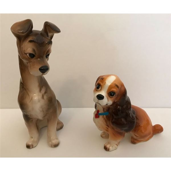 Disney Vintage Lady and the Tramp Figurines