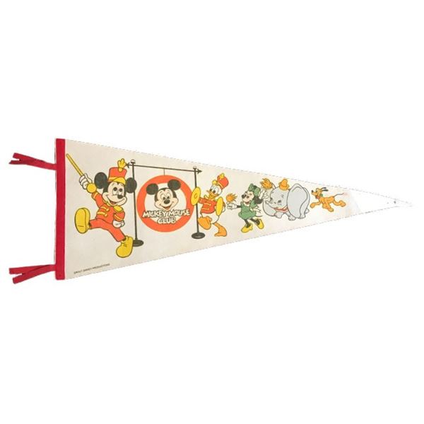Disney Mickey Mouse Club Pennant