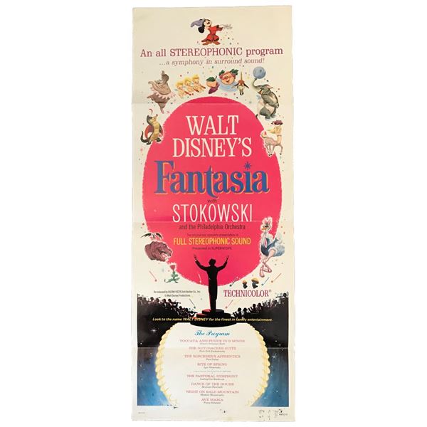 Walt Disney 1963 Fantasia Poster