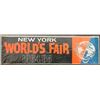 Image 1 : New York World's Fair 1964-65 Bumper Sticker
