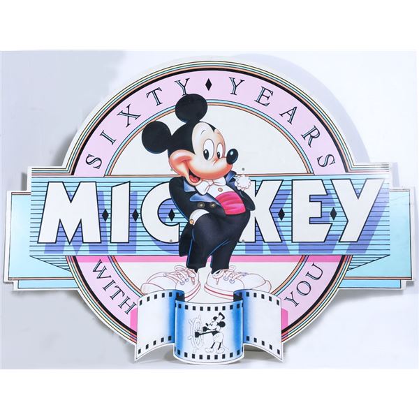 Walt Disney Mickey Mouse 60th Sign