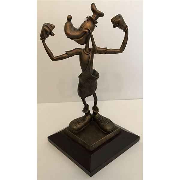 Disney Goofy "The Gymnastic" Bronze Statue